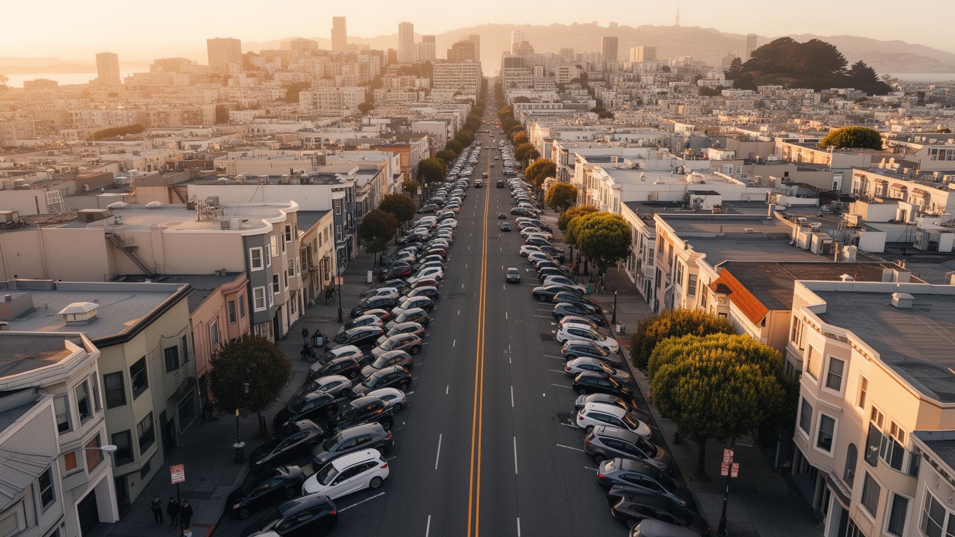 ParkSavvy - Product pitch for an AI parking assistant. SF drivers average 3 tickets per year - this concept helps them avoid that stress.
